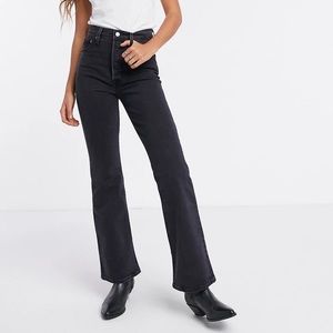 Levi’s Ribcage Bootcut in washed black